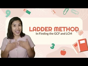 Ladder Method | Finding the GCF and LCM