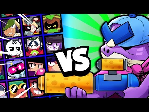 Pierce 1v1 vs EVERY Brawler | The Skillful Sniper!