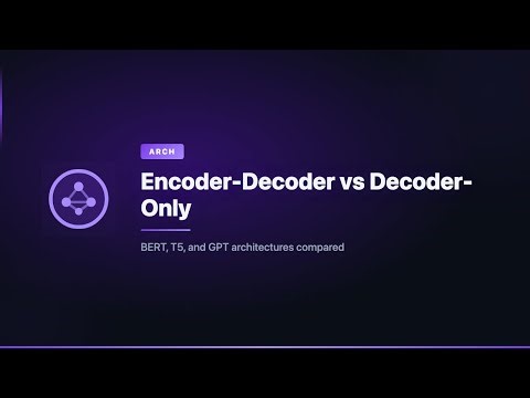 Encoder-Decoder vs Decoder-Only | Complete Overview