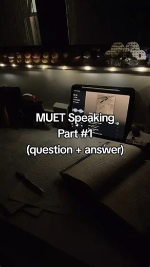 MUET Speaking Test + Answer (part #1)
