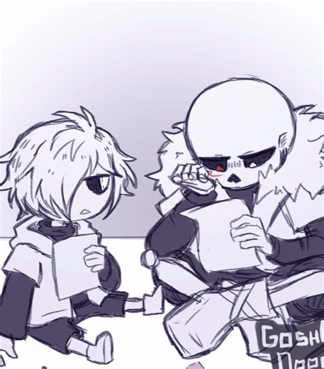 Been thinking about using this audio for them for a while, lol. Less animated than usual but that’s just Kuz I’m workin on something else that’s a lil more complicated~ #undertale #utdr #utmv #crosssans #xtalechara