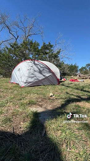 Setting up camp