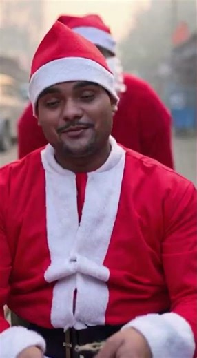 Santa Claus Bakri Par 😱🐐 | Bihar Funny Christmas Vlog #shorts #santaclaus