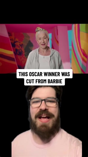 The Oscar-winning Helen Mirren was featured in Barbie as the Narrator in a voiceover role. However, we now know details of a deleted on screen appearance alongside Olivia Colman #barbiemovie #movies #oscars #helenmirren #cameo #barbie
