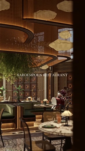 A spatial narrative of culture and craftsmanship. Desain yang terasa hangat menghadirkan harmoni antara tradisi dan kontemporer dalam satu pengalaman ruang yang utuh. Project : Saroempoen Restaurant | 2025 Design by @studio.choros