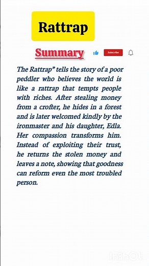 Rattrap Summary Class 12 Flamingo