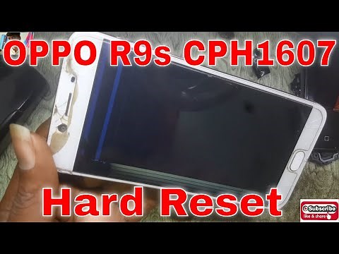 Oppo R9s (CPH1607) Hard Reset Remove Password/Pettern/Pin/ +FRP Bypass Without Data Losing