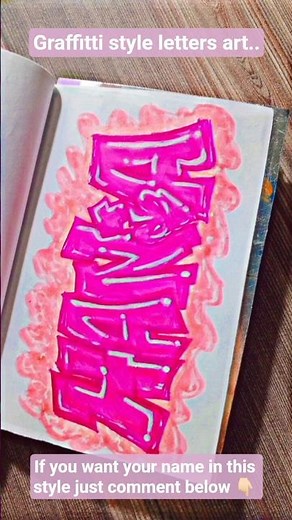 Graffiti Style Letters Art | Easy & Creative Lettering for Beginners