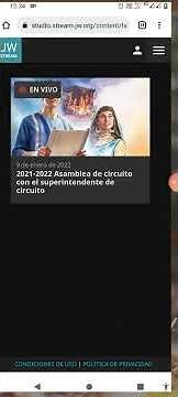Tutorial de como ver la Asamblea de Circuito con el SC 2021 2022 vía Stream Estudio de Jw
