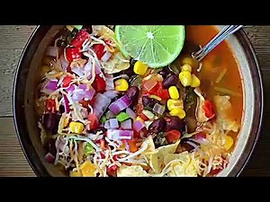 Vegetarian Taco Soup Instant Pot Recipe - full recipe on simplyvegetarian777.com