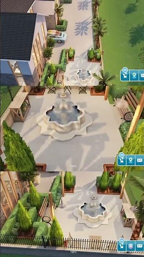 Sims FreePlay House Tour| Modern 3-Unit Townhouse Design with Private Park |Modern Townhouse| 🆕🏡