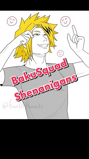 BakuSquad Fan Art Animation - My Hero Academia Characters