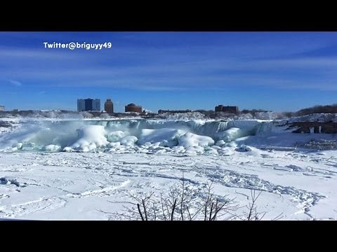 Frozen Niagara Falls: Deep Freeze Creates Winter Beauty