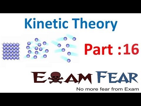 Physics Kinetic Theory part 16 (Kinetic Interpretation of Temperature) CBSE class 11