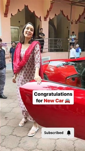 Shraddha Kapoor Snapped with her father Shakti Kapoor #shraddhakapoor #fatherdaughter #lamborghini