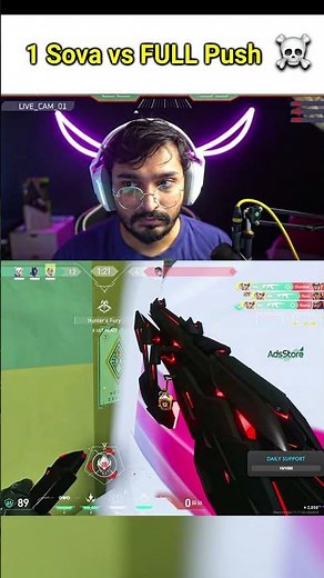 1 Sova vs FULL Push 🤯🎯