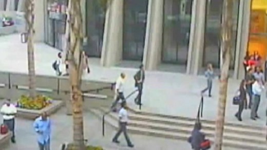 Security video captures scene of 'Goldfinger' crime