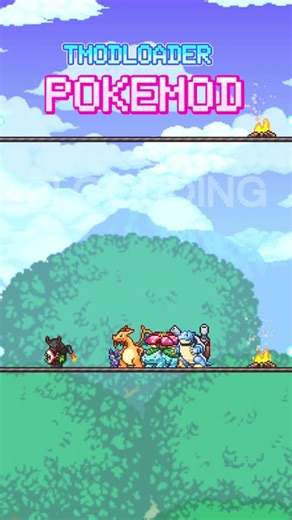 Pokemon en TERRARIA con Tmodloader: POKEMOD ❤️‍🔥💙💚 #terraria #pokemon