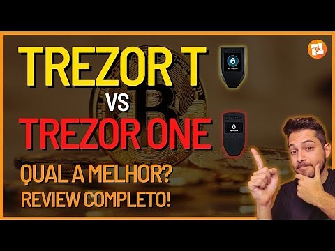 🛑TREZOR T VS TREZOR ONE! | QUAL A MELHOR?? | REVIEW COMPLETO!!