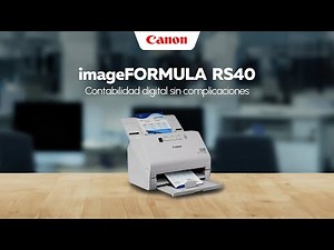 Contabilidad digital sin complicaciones con ImageFORMULA RS40