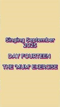 The Mum Exercise - Control - Day 14