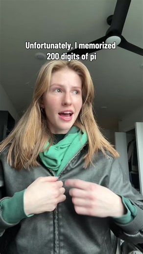 In honor of March 14th, here’s a story about when I memorized the first 200 digits of Pi #piday #piday2026 #memorization