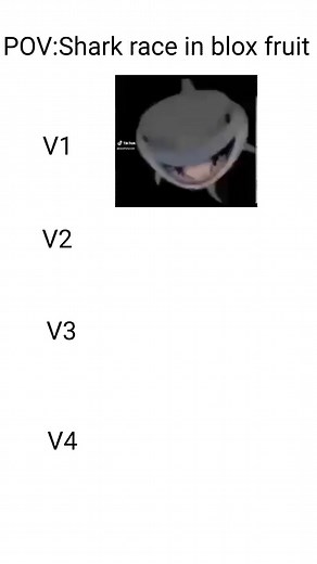 shark race:v1 v2 v3 v4 #bloxfruits | sharks