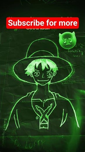 One piece awesome drawing 😎 #shorts #anime #one piece #tutorial #drawing #drawwithme