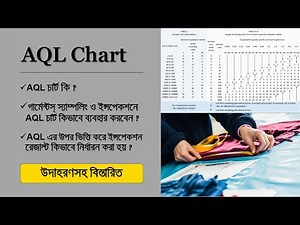 এ.কিউ.এল কি ? What is AQL Chart ? How to use AQL Chart for garments inspection ?