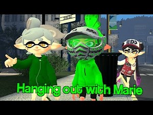 [Splatoon 3D Cartoon Fan Animation] Hanging out With Marie