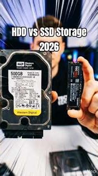 HDD vs SSD Storage 2026 Which Will You Choose