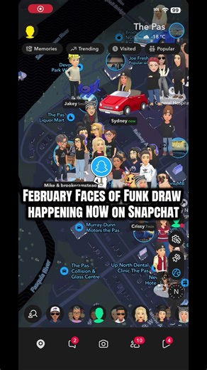 Check out our Snapchat to see who won our Faces of Funk draw for a $100 FunkyThreadz gift card! 😁