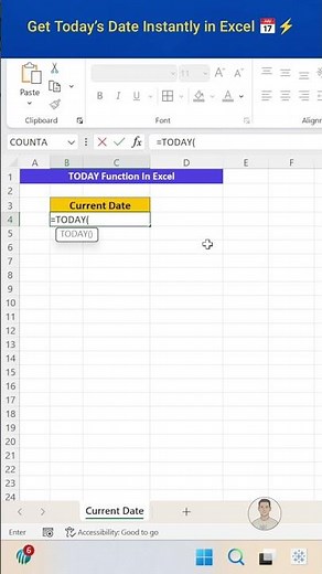 Auto-Update Today’s Date in Excel ⏱️📅