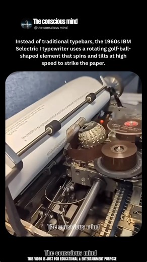 1960 ibm selectric mechanic magic 🦾🦿⚙️