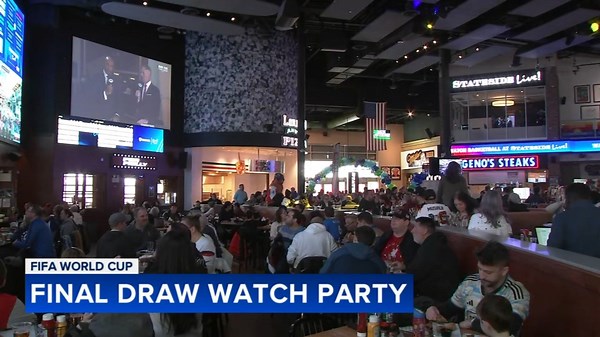 Soccer fans gather for FIFA Final Draw watch party in South Philadelphia ahead of 2026 World Cup