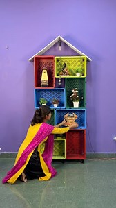 Reusing broken bucket for Shelf #reels #post #reuse #roomdecor | Deep's CRAFT