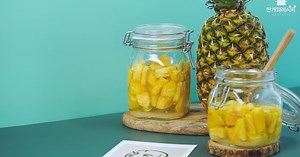 Pineapple Cheong: Let's eat fresh pineapples for a long time!