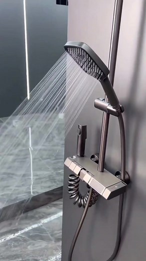 High -Tech Shower System 🚿 With Temperature Display #Shower At : Civilsmarts #Technology #Home | Lexstar Mobile
