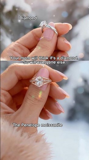 3-Carat Brilliance That Rivals Diamonds | The Penelope Moissanite Ring