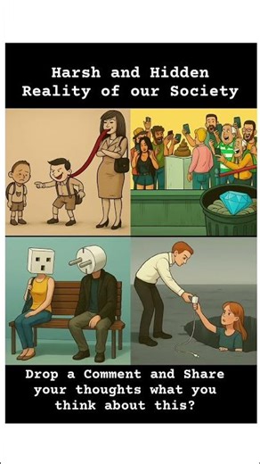 The harsh truth of society: Pictures of reality that reflect relationships, humanity and thinking