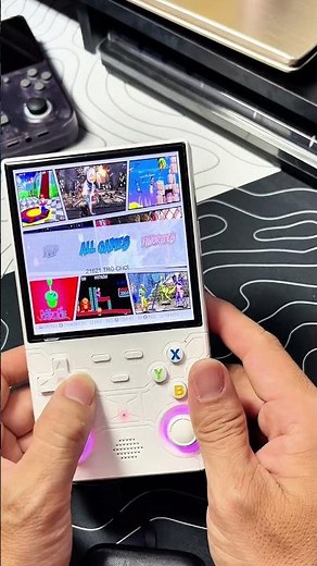 R36 Ultra Large Screen Handheld Retro Game Console- KrabGame #gaming #gameconsole #krabgame #r36