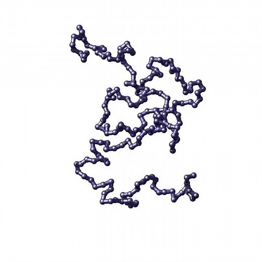 Freely jointed polymer chain in a good solvent