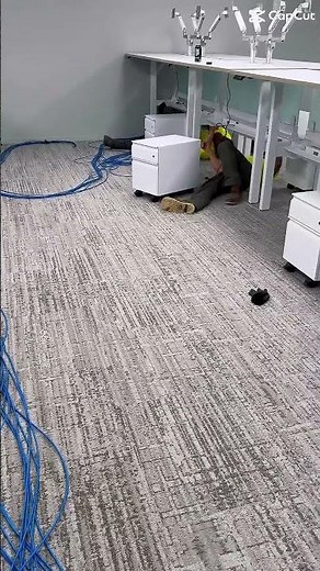 Routing Cat6 Cabling into furniture | Terminating Cat6 Cable in Furniture. #networkcables #cat6