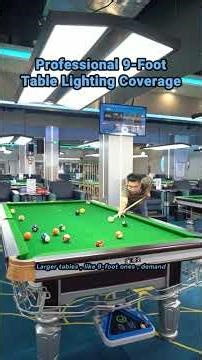 Transform Your Billiard Game with Professional Lighting Solutions