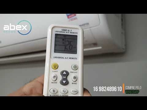 Como Configurar CONTROLE REMOTO universal AR CONDICIONADO - Nosso controle é muito Facil!