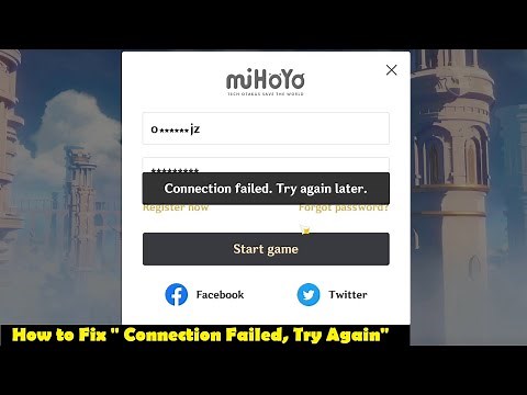 HOW TO FIX "Connection Failed, Try Again" | Genshin Impact