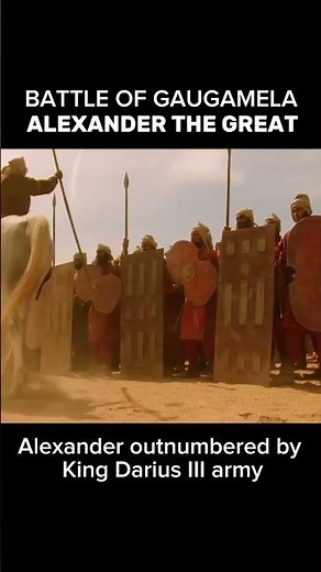 OUTNUMBERED ARMIES FACING THE ENEMY😱; ALEXANDER THE GREAT : BATTLE OF GAUGAMELA; Alexander (2004)