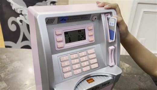 Watch How to operate the BKstar ATM saving piggy bank machine on Amazon Live