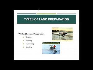 Land Preparation basics