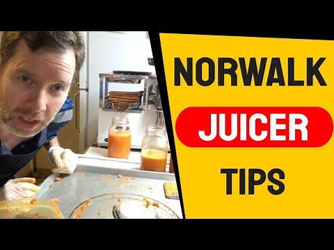 How to use Norwalk Juicer. Tips and Tricks for Juicing.